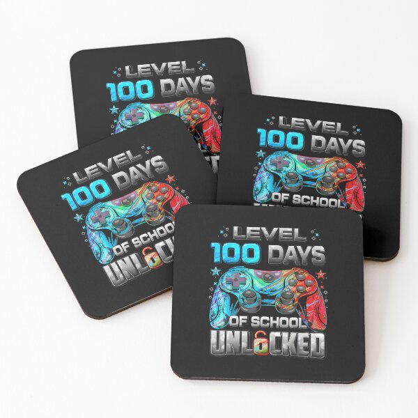 Item preview, 100 Days of School Gamer Level Unlocked  designed and sold by FGTV2021.