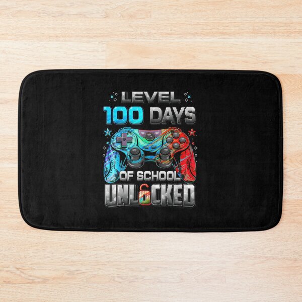 Item preview, 100 Days of School Gamer Level Unlocked  designed and sold by FGTV2021.