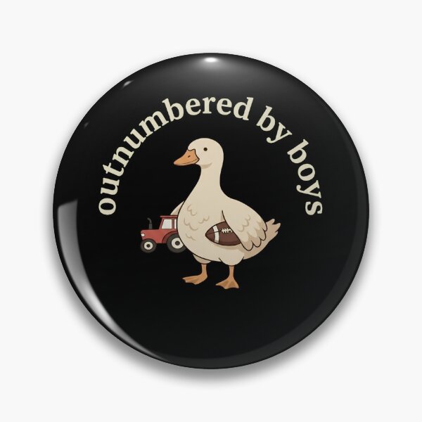 Item preview, Outnumbered By Boys Cute Duck Farm Life Sports Mom designed and sold by haitrieuic96.