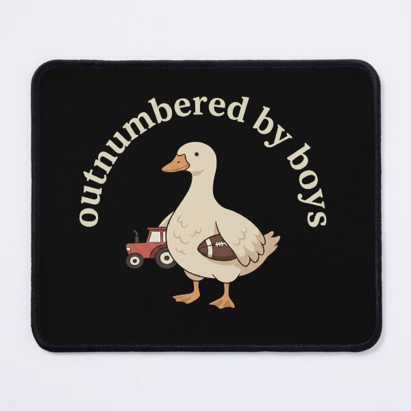 Item preview, Outnumbered By Boys Cute Duck Farm Life Sports Mom designed and sold by haitrieuic96.