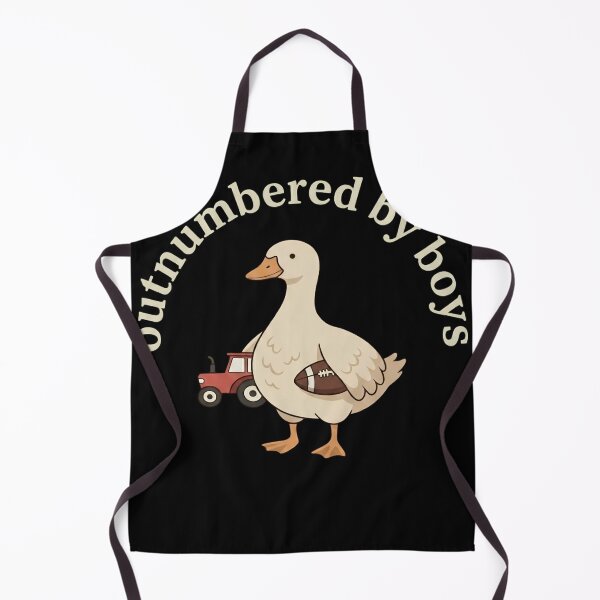 Item preview, Outnumbered By Boys Cute Duck Farm Life Sports Mom designed and sold by haitrieuic96.