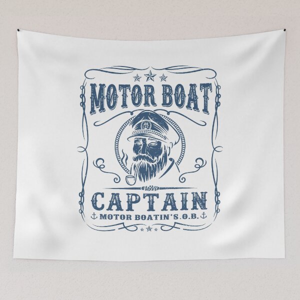 Item preview, Motor Boat Captain designed and sold by Hedoraxe.