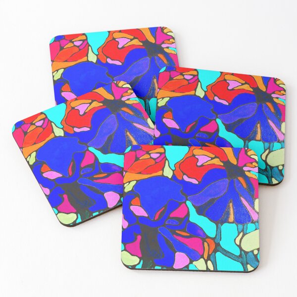 Item preview, Vibrant Iris Harmony, Neurographic Floral Abstract for Meditation & Color Therapy designed and sold by Sherrylynart.