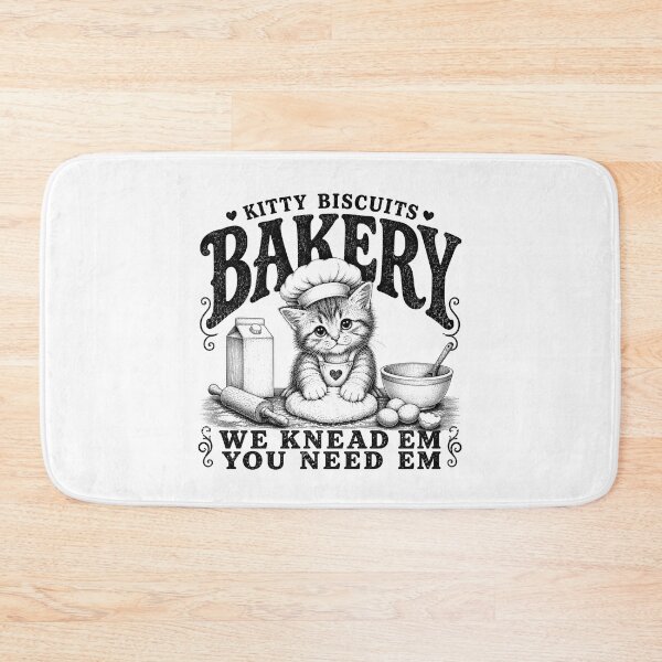 Item preview, Kitty Biscuits Bakery We Knead Em You Need Em designed and sold by zoes-ink.