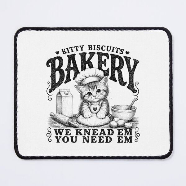 Item preview, Kitty Biscuits Bakery We Knead Em You Need Em designed and sold by zoes-ink.