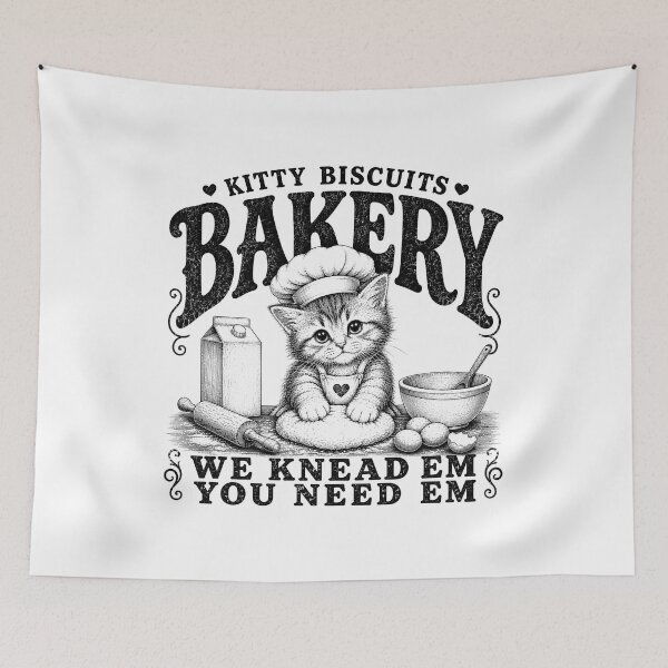 Item preview, Kitty Biscuits Bakery We Knead Em You Need Em designed and sold by zoes-ink.