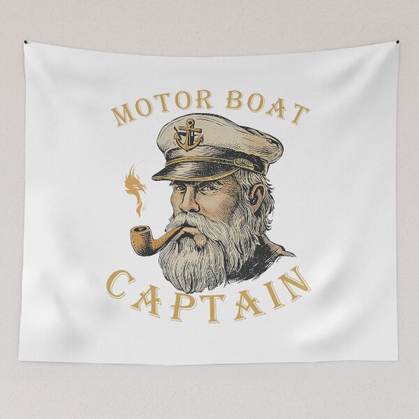 Item preview, Motor Boat Captain designed and sold by Hedoraxe.