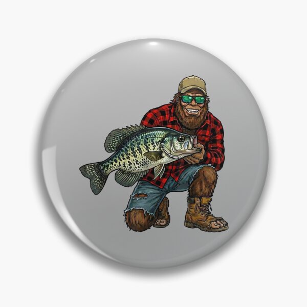 Item preview, Bigfoot Crappie Fishing Trophy Funny Sasquatch Fisherman designed and sold by mjohnson9.