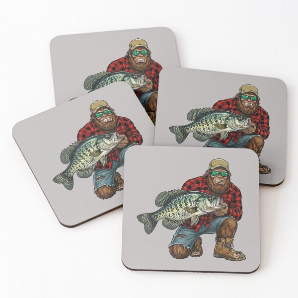 Item preview, Bigfoot Crappie Fishing Trophy Funny Sasquatch Fisherman designed and sold by mjohnson9.