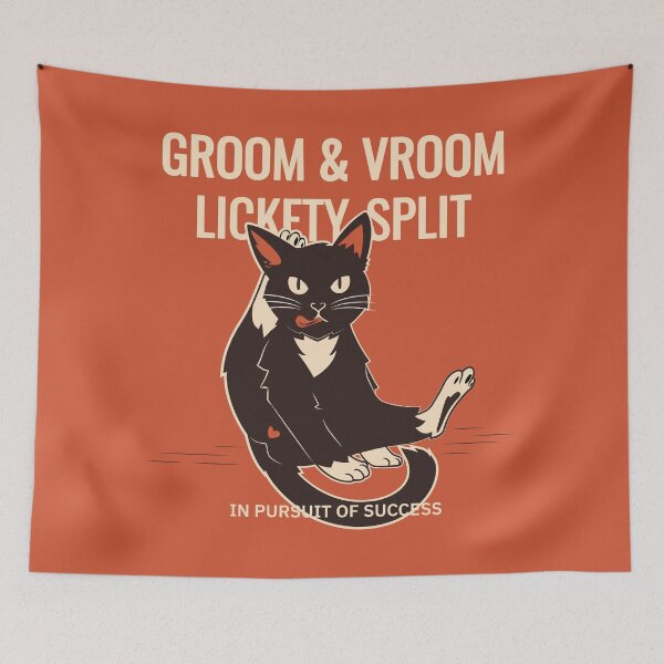 Item preview, Funny Tuxedo Cat Inspiration, Groom and Vroom designed and sold by Verliner.