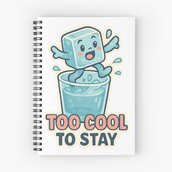Item preview, A cartoon ice cube character jumping out of a glass of water on transparent background designed and sold by Creative88Art.