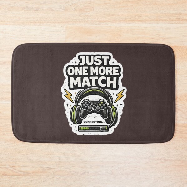 Item preview, Just One More Match Gamer Controller Funny Gaming Design designed and sold by Artbysarmina.