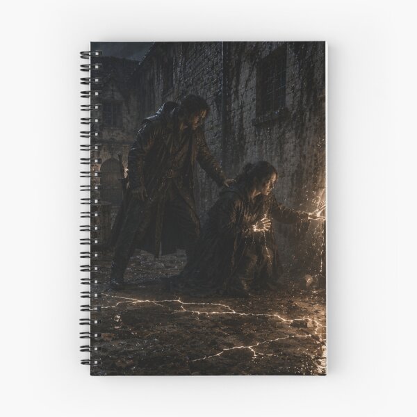 Item preview, Gothic Magic Doorway Print | Dark Fantasy Horror Chapel Wall with Hidden Staircase designed and sold by Element Horizon Studio.