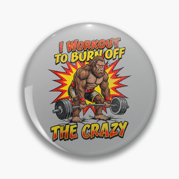 Item preview, Bigfoot Deadlift I Workout to Burn Off The Crazy Funny Gym Tank Top designed and sold by mjohnson9.