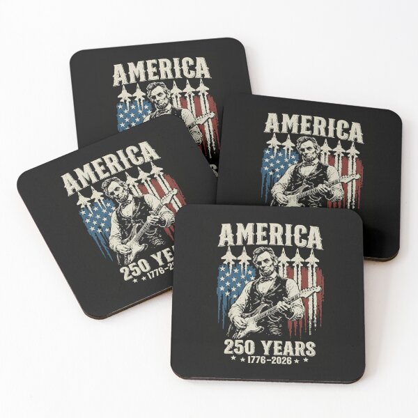Item preview, Abraham Lincoln Rock Star America 250 Years 1776-2026 Patriotic Vintage designed and sold by haitrieuic96.