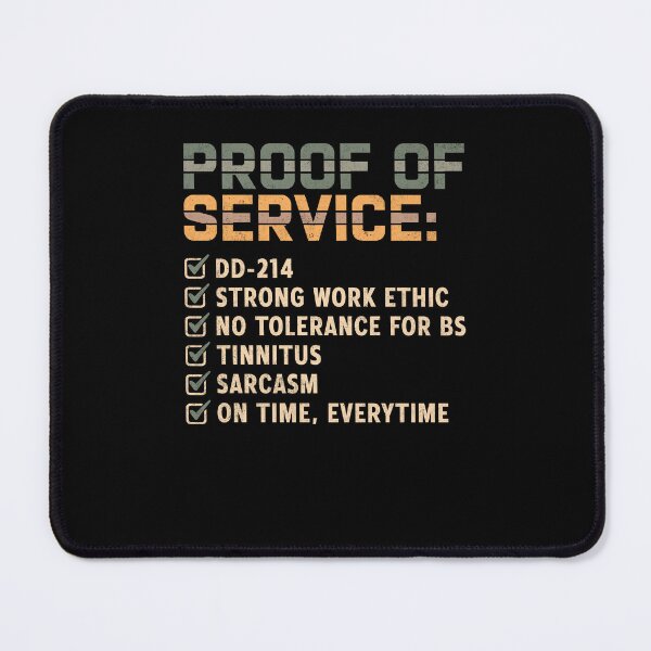 Item preview, Proof of Service DD-214 Tinnitus Funny designed and sold by Hedoraxe.