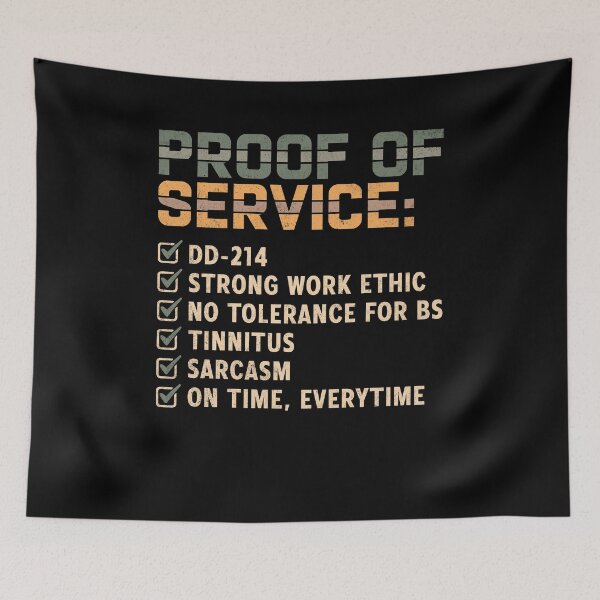 Item preview, Proof of Service DD-214 Tinnitus Funny designed and sold by Hedoraxe.