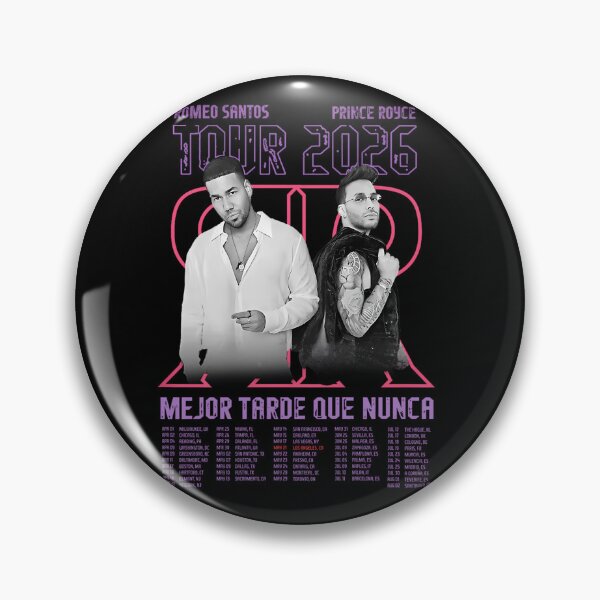 Item preview, Romeo Santos Prince Royce Bltn 2026 Tour designed and sold by Thewallart.