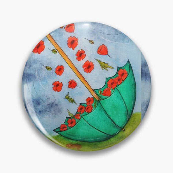 Item preview, The poppy parasol  designed and sold by Paintedhues.