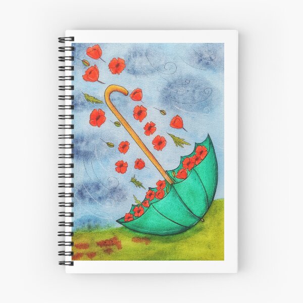 Item preview, The poppy parasol  designed and sold by Paintedhues.