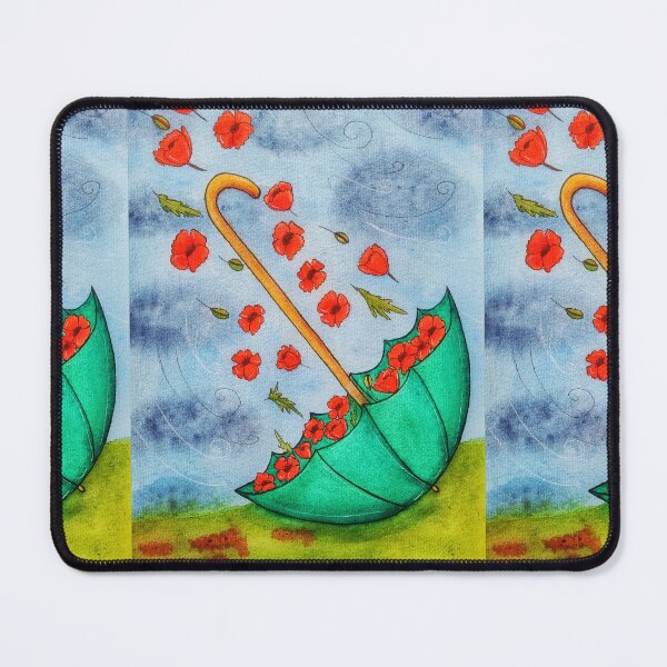 Item preview, The poppy parasol  designed and sold by Paintedhues.
