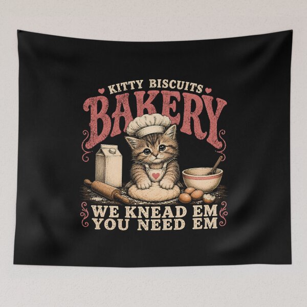 Item preview, Kitty Biscuits Bakery We Knead Em You Need Em designed and sold by zoes-ink.