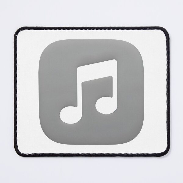 Item preview, A gray music note icon on transparent background designed and sold by Creative88Art.