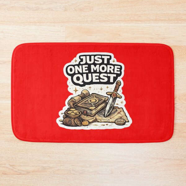 Item preview, Just One More Quest Fantasy RPG Gamer Design designed and sold by Artbysarmina.