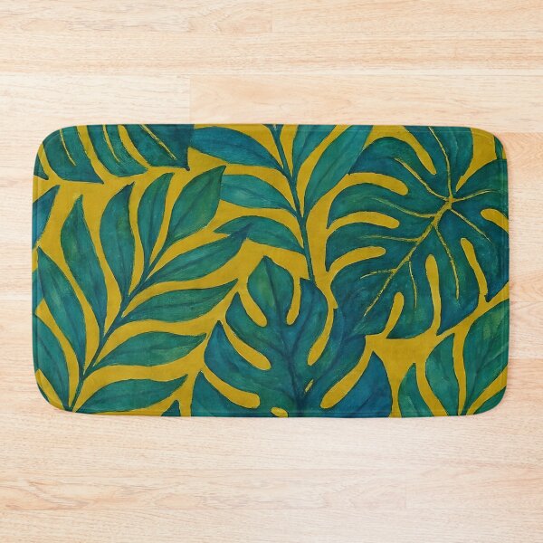 Item preview, Blue and Green Tropical Leaves designed and sold by GraphicsClub.