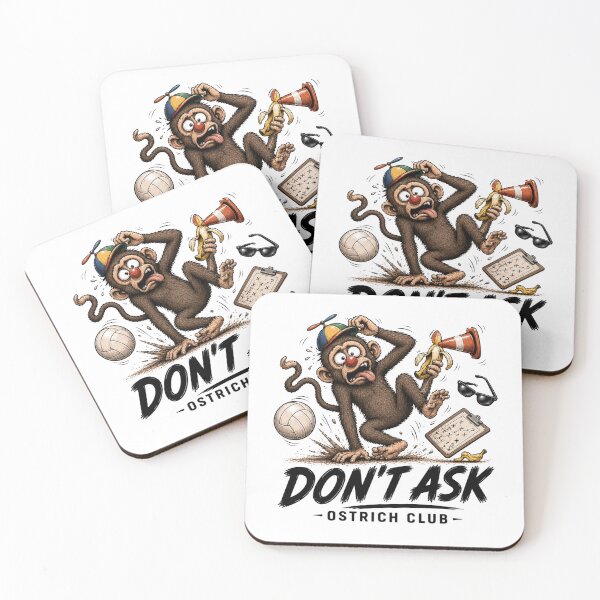 Item preview, Don’t Ask Monkey Sticker – Chaos Mode Activated designed and sold by ostrich.club.