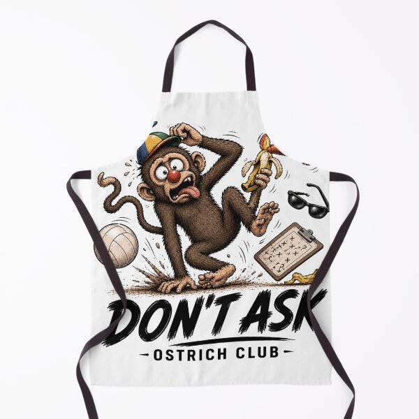 Item preview, Don’t Ask Monkey Sticker – Chaos Mode Activated designed and sold by ostrich.club.