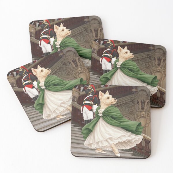 Item preview, Elegant Scottish Terrier in Classic Ballroom Scene designed and sold by CJChronicles.