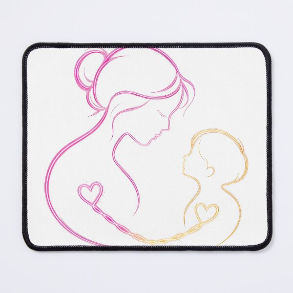 Item preview, A mother and child illustration on transparent background designed and sold by Creative88Art.