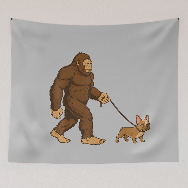 Item preview, Bigfoot French Bulldog Retro Frenchie designed and sold by mjohnson9.