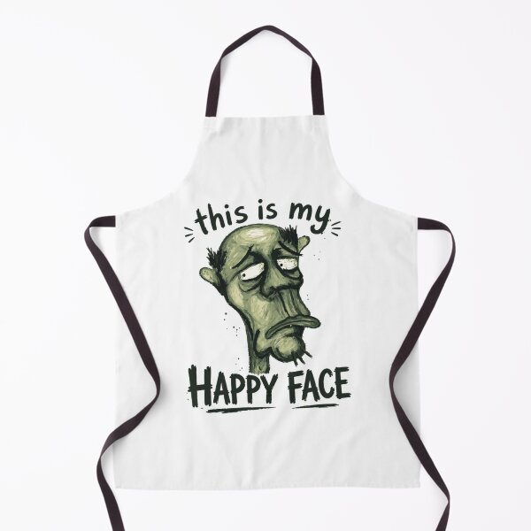 Item preview, This Is My Happy Face Funny Sarcastic Grumpy Character designed and sold by SpiralmoonDes.