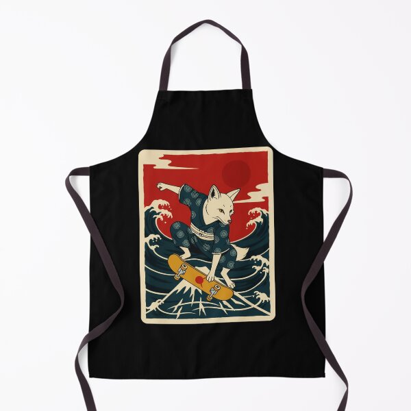 Item preview, White Fox Skateboard Japanese Wave Poster designed and sold by JordynLadukeg65.