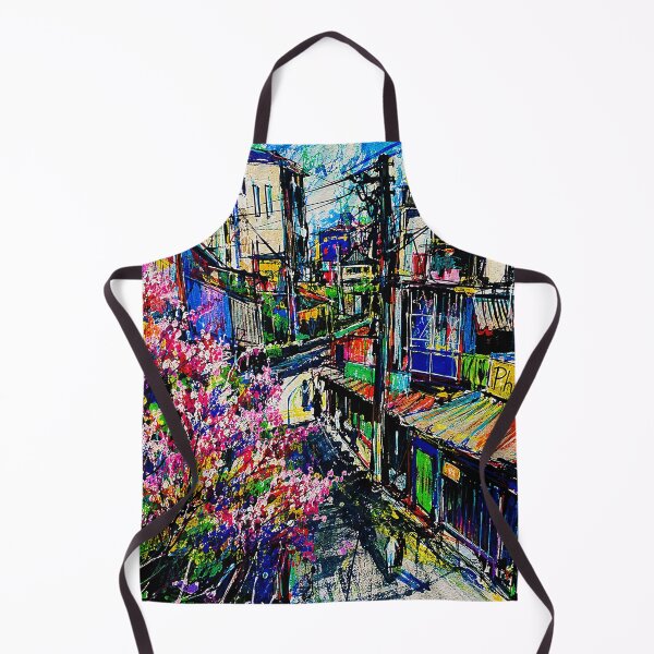 Item preview, Colorful Alley Street Print designed and sold by eliramaison.