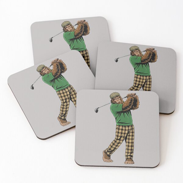 Item preview, Bigfoot Golf Funny Golfing Sasquatch Golfer with Club Swing designed and sold by mjohnson9.