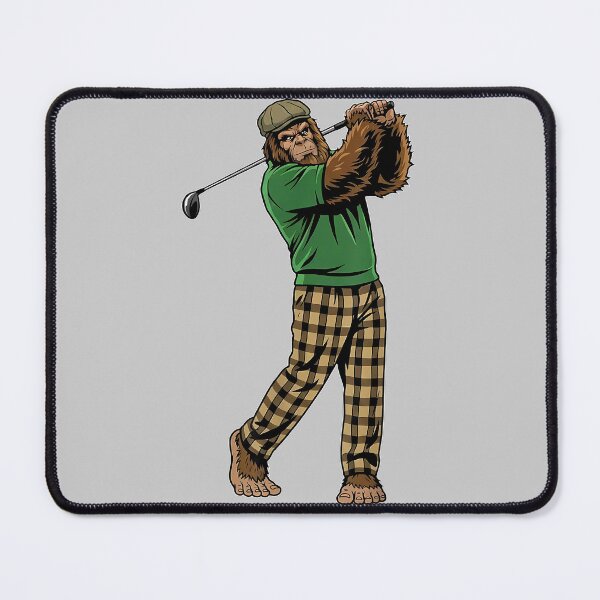Item preview, Bigfoot Golf Funny Golfing Sasquatch Golfer with Club Swing designed and sold by mjohnson9.