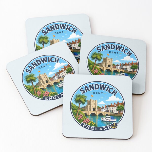 Item preview, Sandwich, Kent, England - Historic Riverside Town designed and sold by Myra365Art.