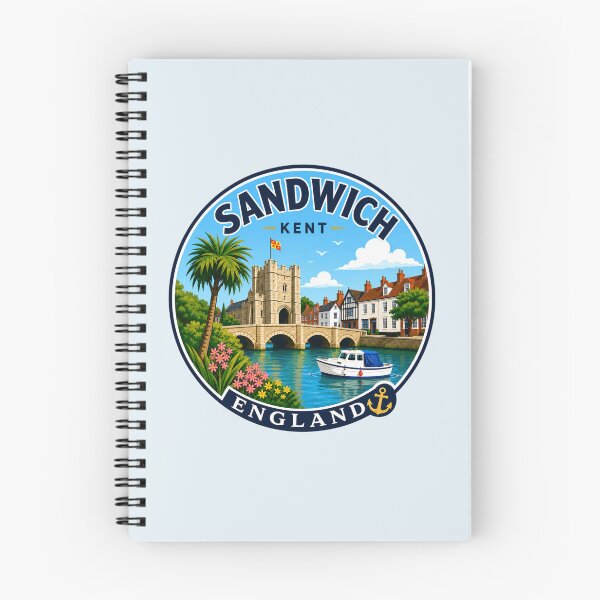 Item preview, Sandwich, Kent, England - Historic Riverside Town designed and sold by Myra365Art.