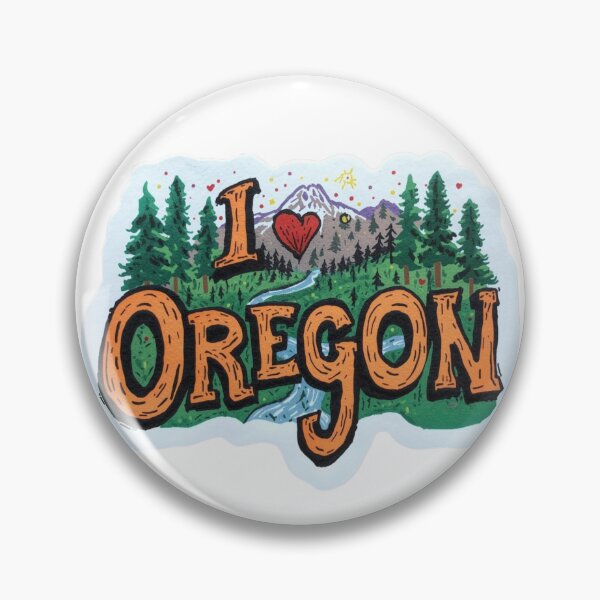 Item preview, I Love Oregon designed and sold by PamLeeDesign.