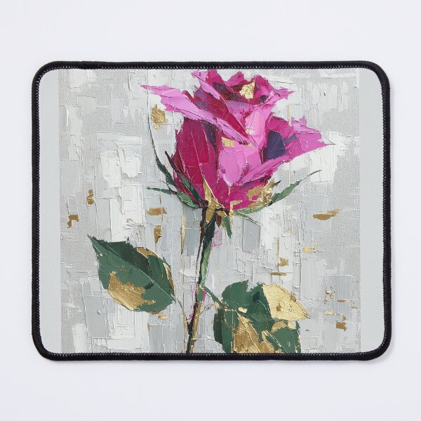 Item preview, Modern Abstract Pink Rose with Gold Foil designed and sold by colorful-white.