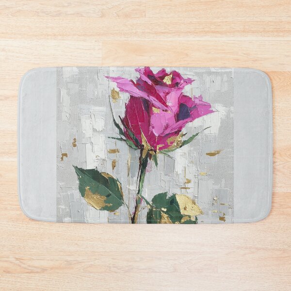 Item preview, Modern Abstract Pink Rose with Gold Foil designed and sold by colorful-white.