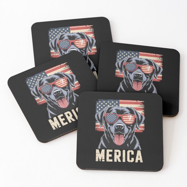 Item preview, 4th of July Dog Labrador Merica US Flag designed and sold by TyraYoung.