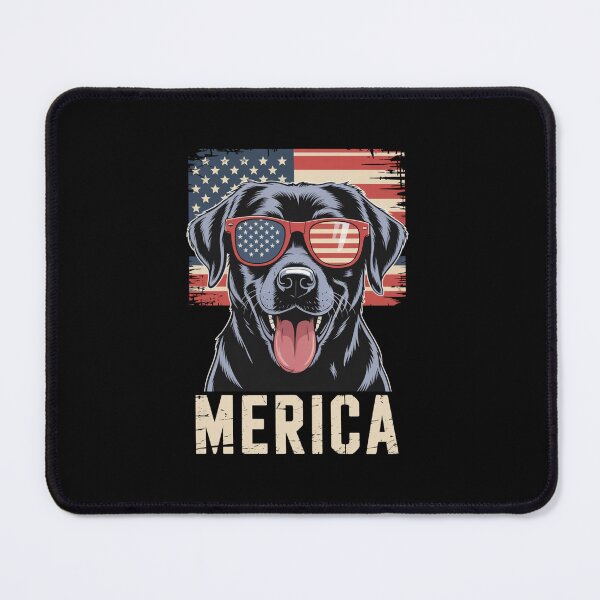 Item preview, 4th of July Dog Labrador Merica US Flag designed and sold by TyraYoung.