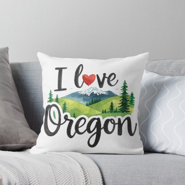 Item preview, I Love Oregon designed and sold by PamLeeDesign.