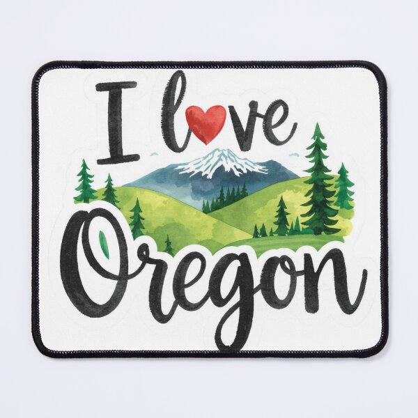 Item preview, I Love Oregon designed and sold by PamLeeDesign.