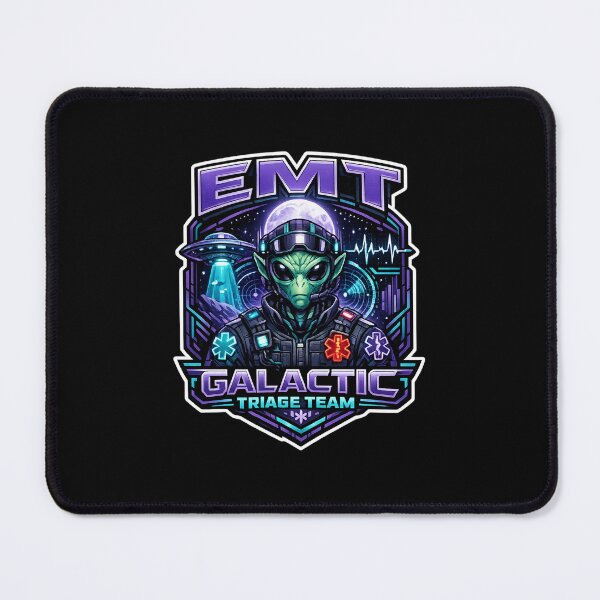 Item preview, Cool Cyberpunk Alien EMT Galactic Triage Team EMS Sci-Fi Medic Graphic for EMS Week & National EMT Day designed and sold by ClinicalHubs.