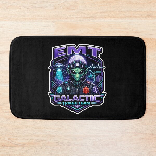 Item preview, Cool Cyberpunk Alien EMT Galactic Triage Team EMS Sci-Fi Medic Graphic for EMS Week & National EMT Day designed and sold by ClinicalHubs.